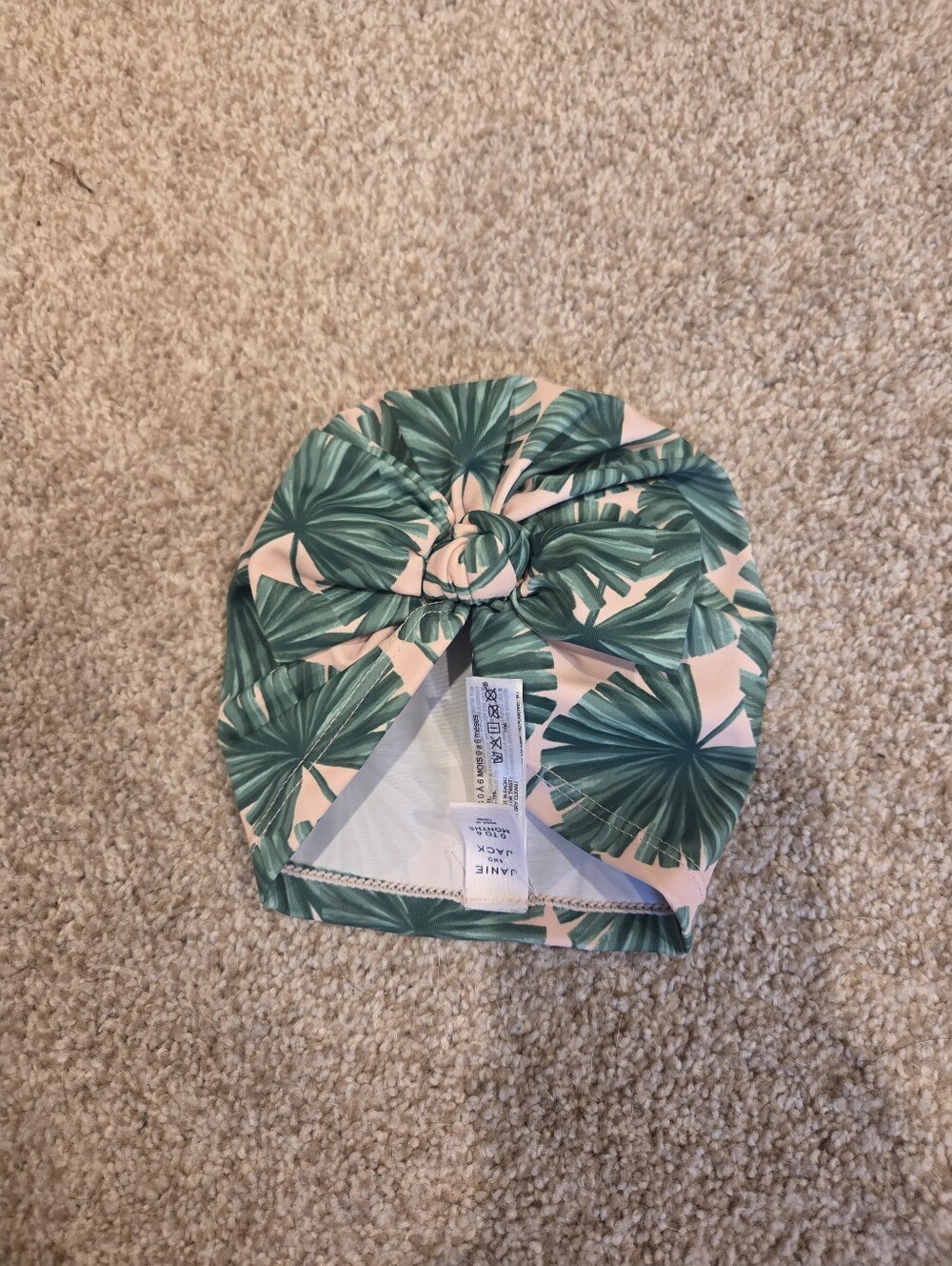 Janie and Jack Tropical Palm Knot Turban Hat | 0-6 Months